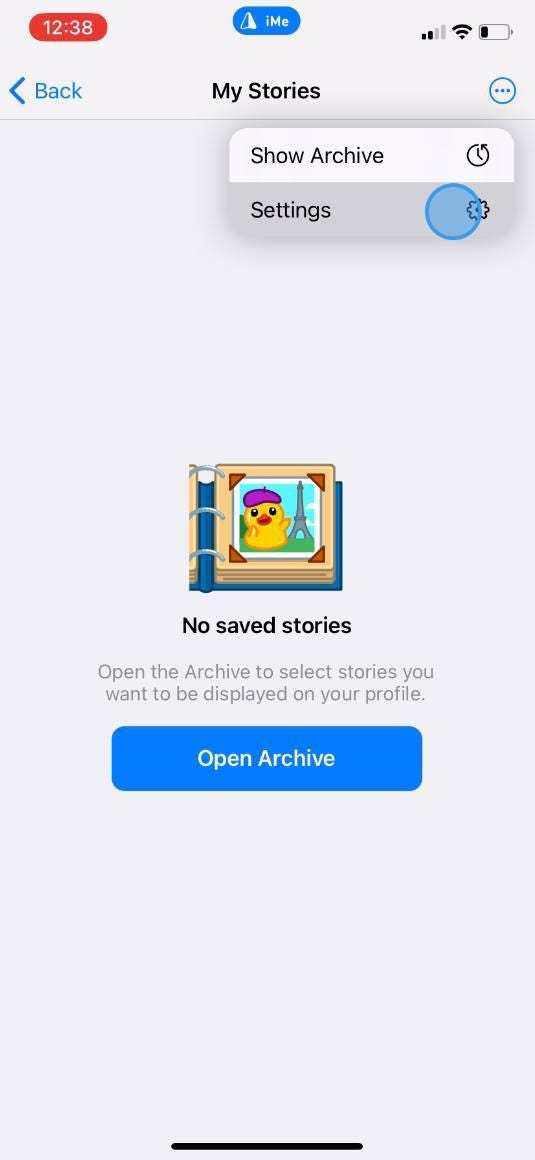 使用 iMe 禁用 Telegram Stories,享受无干扰体验